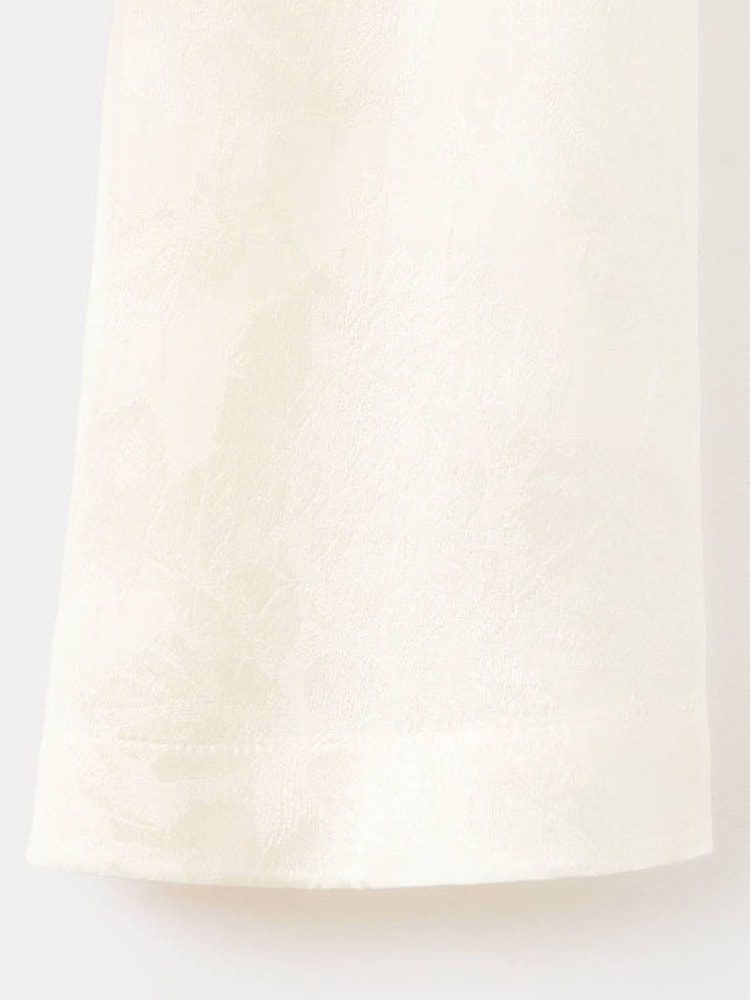 Mango White High Neck Floral Print Blouse - Image 7 of 7