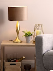 BHS Brass Calais Large Metal Lamp - Image 1 of 5