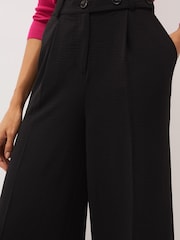 Phase Eight Womens Black Opal Wide Leg Trousers - Image 5 of 7