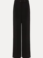 Phase Eight Womens Black Opal Wide Leg Trousers - Image 6 of 7