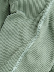 Sage Green Maternity Ribbed Leggings - Image 7 of 7
