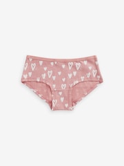 Animalprint, Pink/Creme - Hüftslips im 7er-Pack (2–16 J.) - Bild 2 von 3