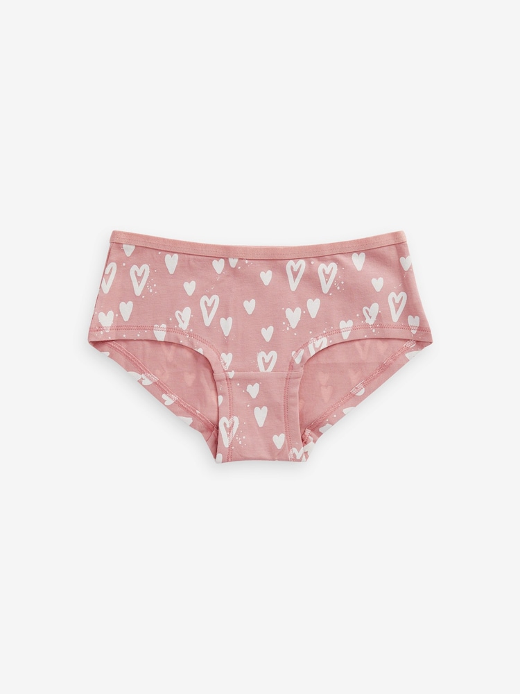 Animalprint, Pink/Creme - Hüftslips im 7er-Pack (2–16 J.) - Bild 2 von 3
