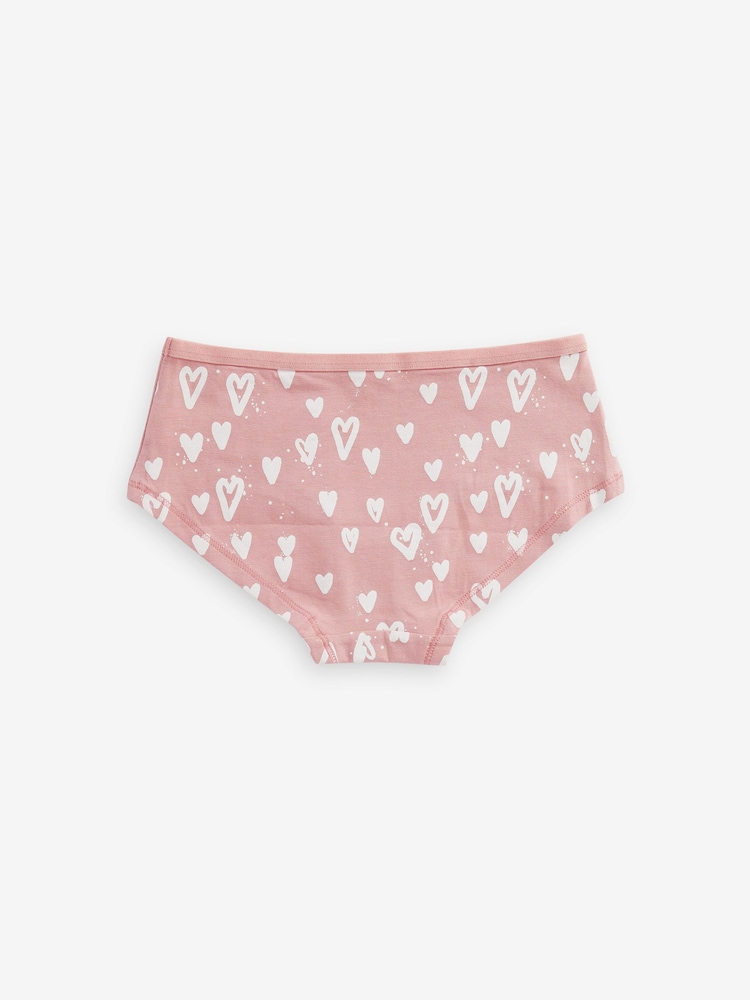 Animalprint, Pink/Creme - Hüftslips im 7er-Pack (2–16 J.) - Bild 3 von 3