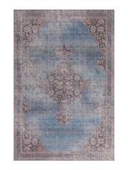 Asiatic Rugs Blue Kaya Dana Washable Rug - Image 2 of 5