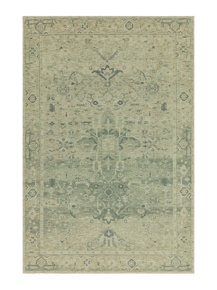 Asiatic Rugs Green Kaya Vida Washable Rug - Image 2 of 5