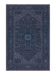 Asiatic Rugs Blue Kaya Sara Washable Rug - Image 2 of 5