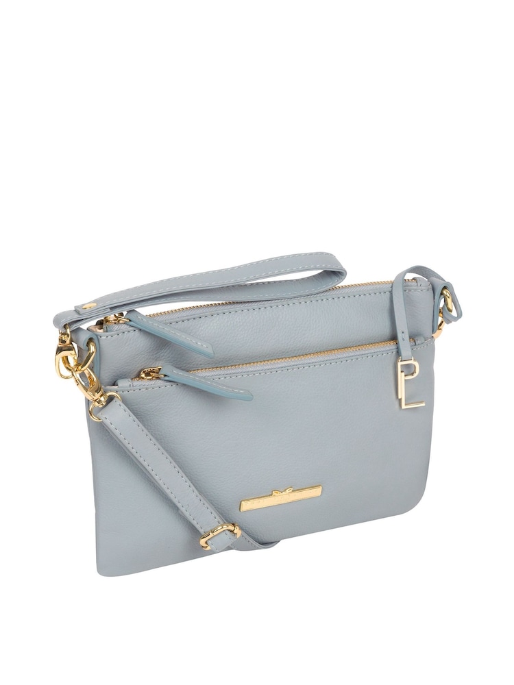 Pure Luxuries London Lytham Leather Cross-Body Clutch Bag - Image 3 of 7