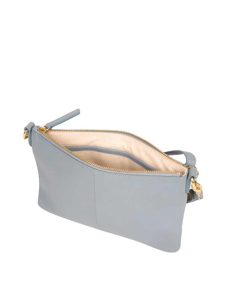 Pure Luxuries London Lytham Leather Cross-Body Clutch Bag - Image 5 of 7