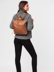 Cultured London Addington Leather Backpack - Image 1 of 6