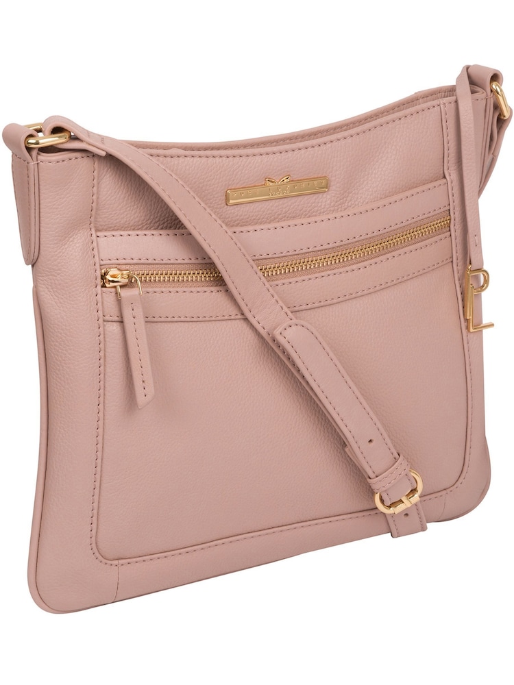 Pure Luxuries London Lewes Leather Cross-Body Bag - Image 1 of 5