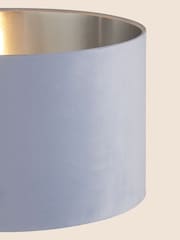Searchlight Blue Josie Velvet Silver Inner Easy Fit Shade - Image 3 of 3