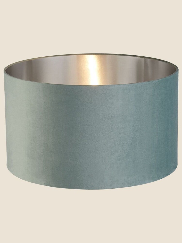 Searchlight Josie Sage Green Velvet Easy Fit Shade - Image 2 of 3 Searchlight Josie Sage Green Velvet Easy Fit Shade - Image 2 of 3