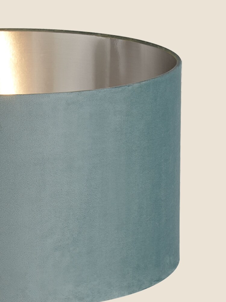 Searchlight Josie Sage Green Velvet Easy Fit Shade - Image 3 of 3 Searchlight Josie Sage Green Velvet Easy Fit Shade - Image 3 of 3