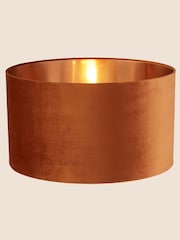 Searchlight Josie Orange Velvet Easy Fit Shade - Image 2 of 3
