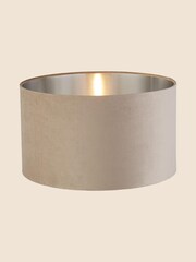 Searchlight Josie Taupe Velvet Easy Fit Shade - Image 2 of 3