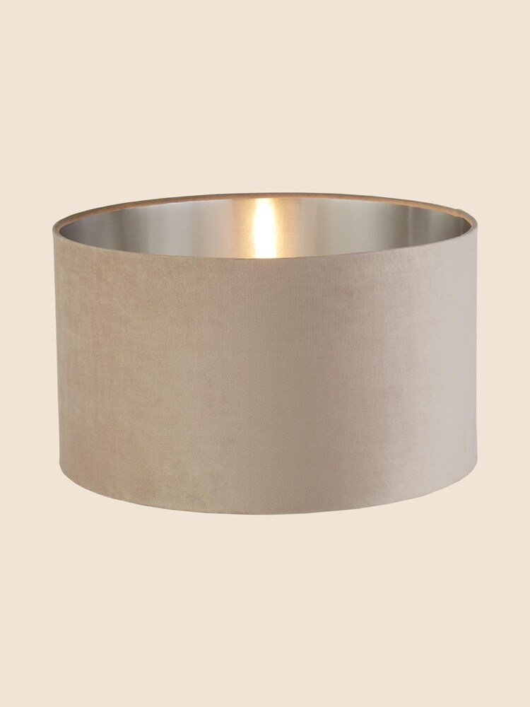 Searchlight Josie Taupe Velvet Easy Fit Shade - Image 2 of 3