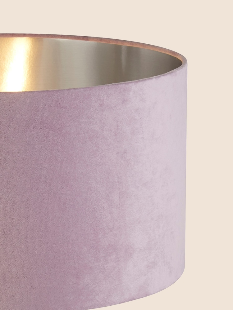 Searchlight Josie Lilac Purple Velvet Easy Fit Shade - Image 3 of 3