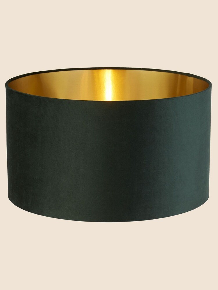 Searchlight Josie Green Velvet Easy Fit Shade - Image 2 of 3