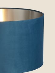 Searchlight Josie Teal Blue Velvet Easy Fit Shade - Image 3 of 3