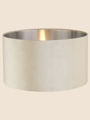 Searchlight Josie Cream Velvet Easy Fit Shade - Image 2 of 3