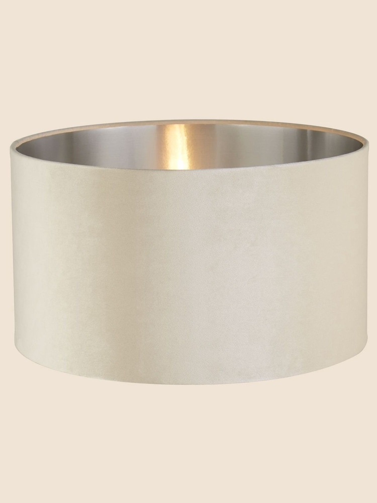 Searchlight Josie Cream Velvet Easy Fit Shade - Image 2 of 3