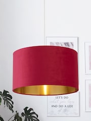 Searchlight Josie Pink Velvet Easy Fit Shade - Image 1 of 3