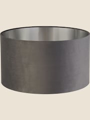 Searchlight Josie Grey Velvet Easy Fit Shade - Image 2 of 3