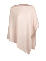 Oatmeal - Poncho Pure Luxuries London Eskdale din cașmir & lână merinos - Image 3 of 4