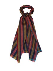 Pure Luxuries London Blue Ratio Cashmere And Merino Wool Pashmina Scarf - Image 1 of 4