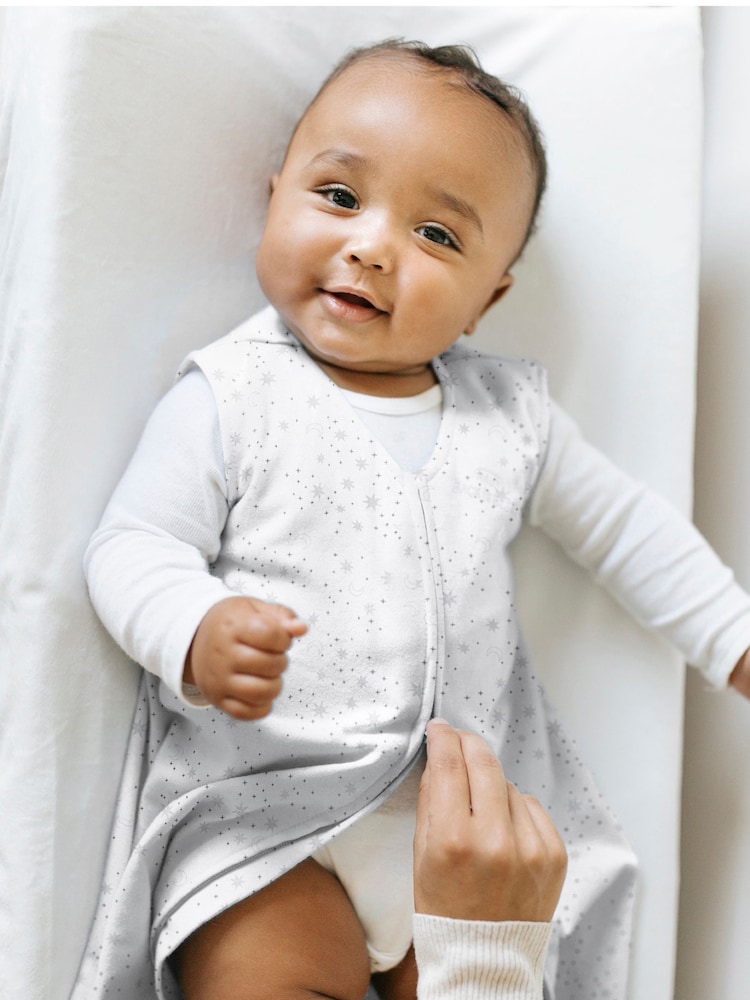 Halo White SleepSack 0.5 TOG 100% Cotton Sleeping Bag - Image 1 of 6