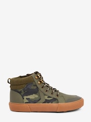 Camouflage-Muster, Khaki-Grün - Stiefel mit Thinsulate-Futter - Bild 1 von 5
