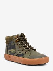 Camouflage-Muster, Khaki-Grün - Stiefel mit Thinsulate-Futter - Bild 2 von 5