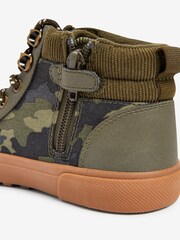 Camouflage-Muster, Khaki-Grün - Stiefel mit Thinsulate-Futter - Bild 4 von 5