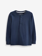 Navy Blue/Grey 2 Pack Pyjamas (3-16yrs) - Image 7 of 11