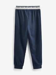 Navy Blue/Grey 2 Pack Pyjamas (3-16yrs) - Image 9 of 11
