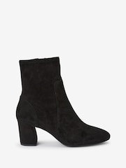 Black Forever Comfort® With Motionflex Suede Sock Boots - Image 1 of 5