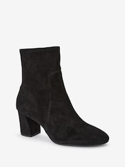 Black Forever Comfort® With Motionflex Suede Sock Boots - Image 2 of 5
