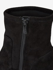 Black Forever Comfort® With Motionflex Suede Sock Boots - Image 4 of 5