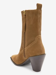 Tan Brown Western Cowboy Boots - Image 3 of 4
