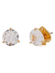 kate spade new york  Gold Tone Mini Trio Prong Stud Earrings - Image 1 of 3