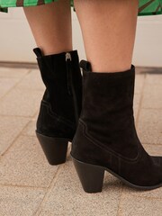 Black Western Cowboy Boots - Image 3 of 9