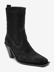 Black Western Cowboy Boots - Image 6 of 9