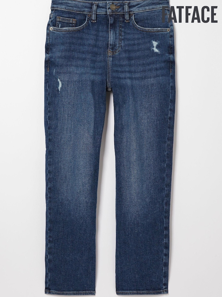 FatFace Blue Hamble Capri Jeans - Image 1 of 1