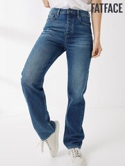 FatFace Blue Sutton Straight Jeans - Image 1 of 4