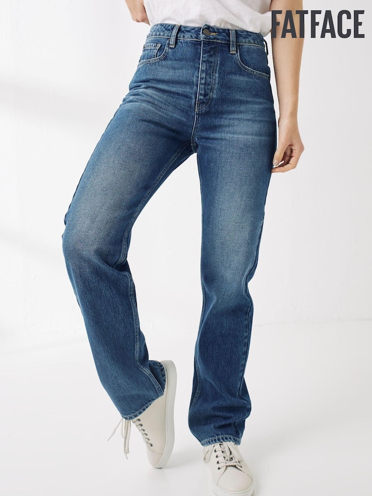 FatFace Blue Sutton Straight Jeans - Image 1 of 4