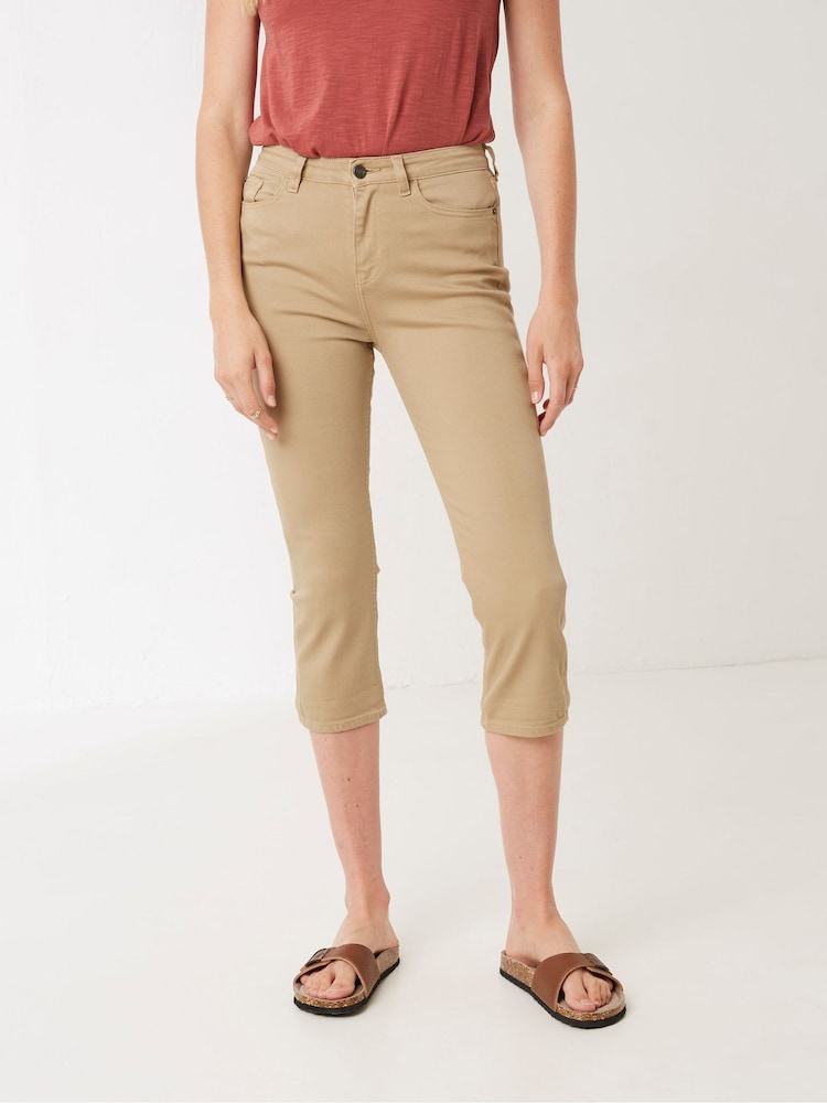 FatFace Natural Hamble Capri Jeans - Image 1 of 4