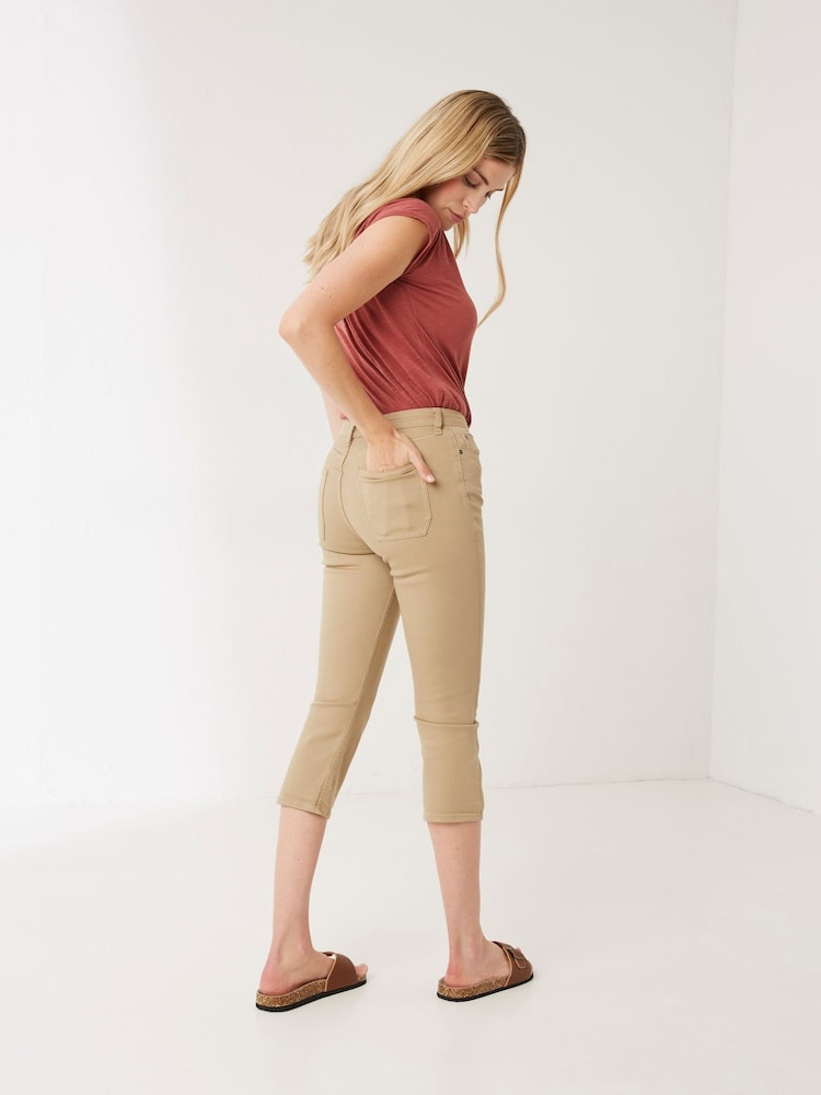 FatFace Natural Hamble Capri Jeans - Image 2 of 4