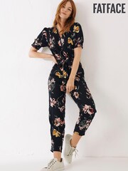 FatFace Black Clara Homestead Jumpsuit - Image 1 of 5