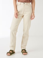 FatFace Natural Mom Jeans - Image 1 of 4